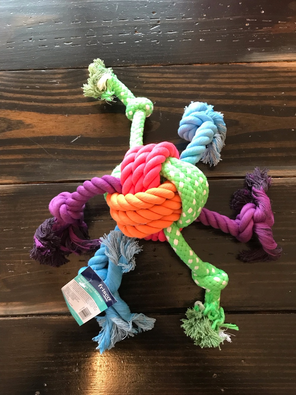 Frisco Fetch Ball Knot Rope Toy Medium / Large